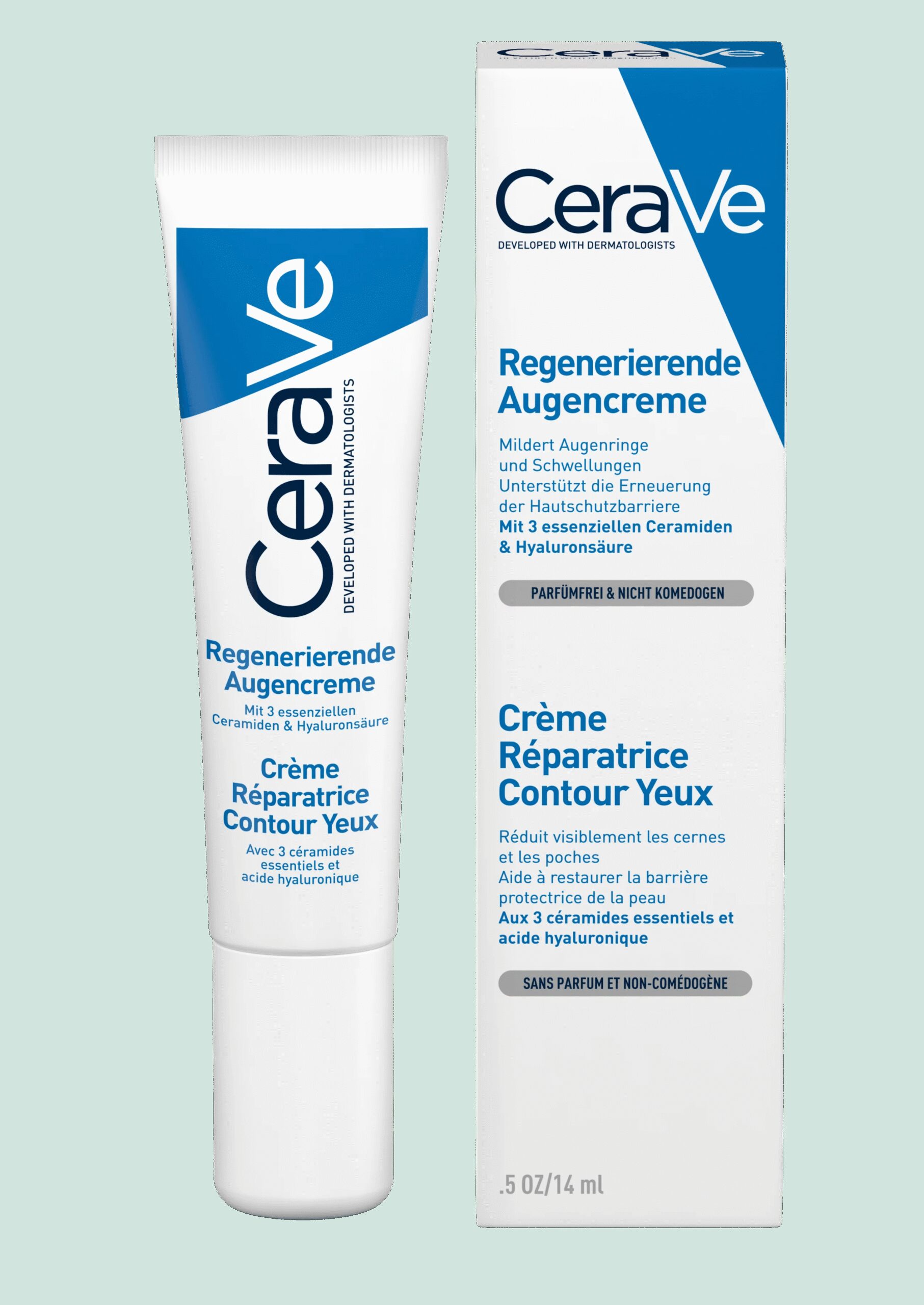 CeraVe Niacinamide Lightening And Anti-Edema Hyaluronic Acid Regenerating Eye Cream - Afbeelding 2