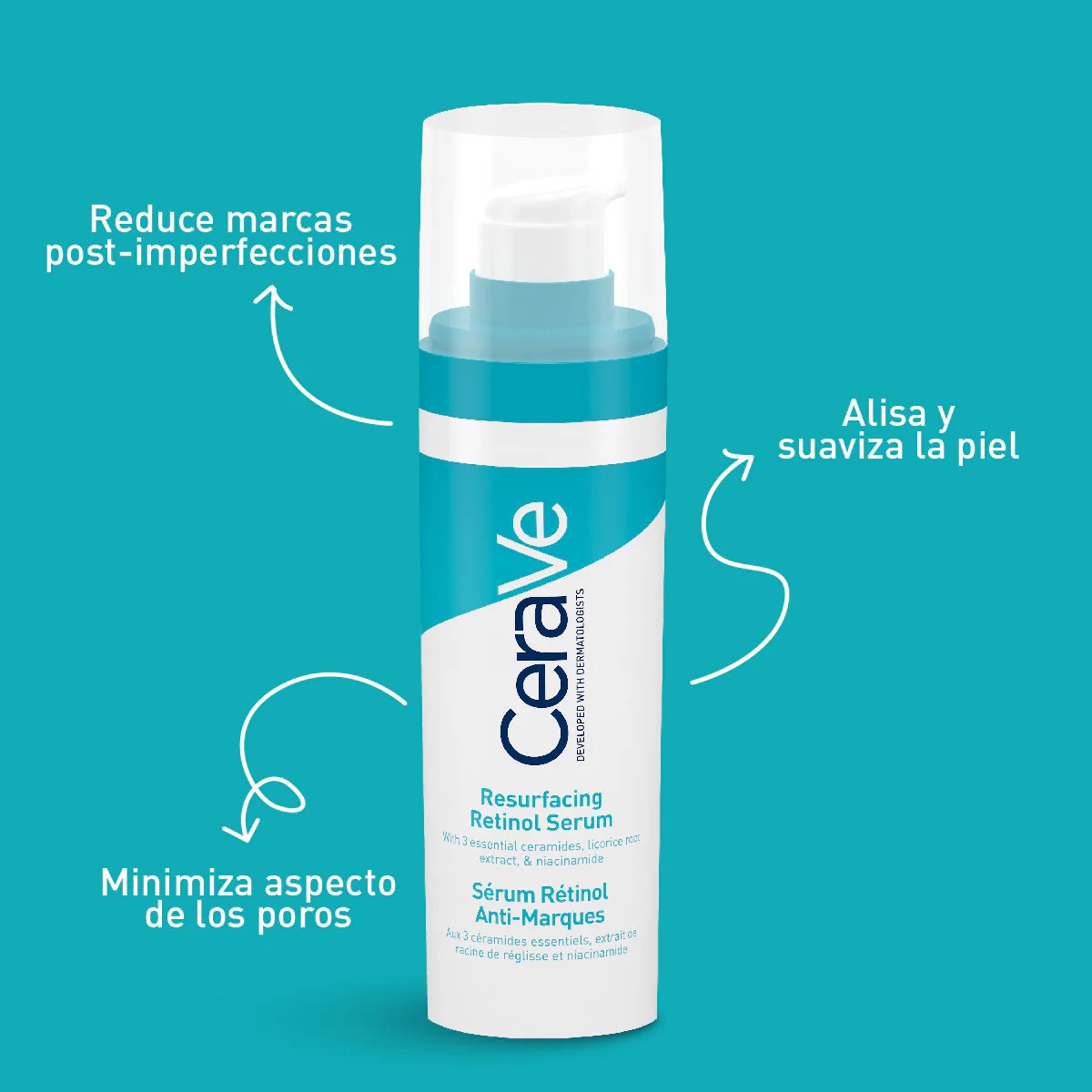 CeraVe Anti-Blemish Retinol Serum Against Spots and Residual Scars - Afbeelding 4