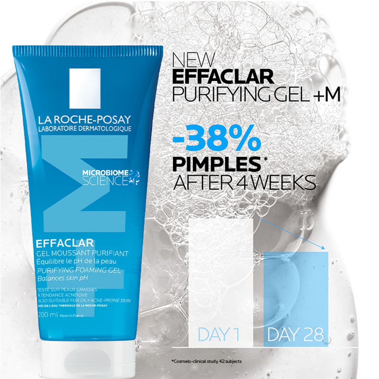 La Roche Posay Effaclar Purifying Foaming Cleansing Gel Acne Sensitive Skin - Afbeelding 5