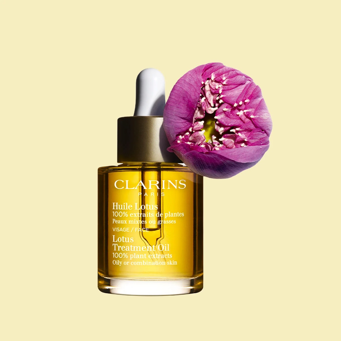Clarins Lotus Treatment OilCombination/Oily Skin - Afbeelding 2