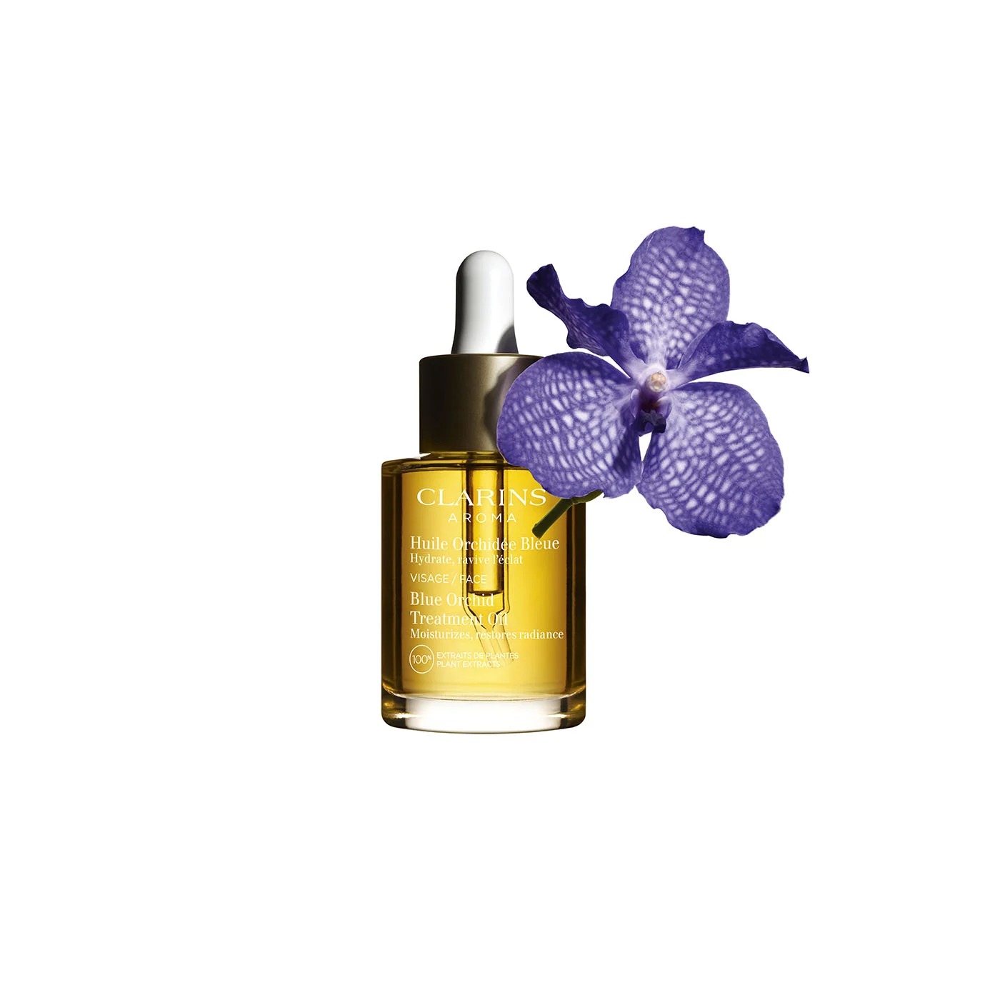 Clarins Blue Orchid Face Treatment Oil - Afbeelding 4