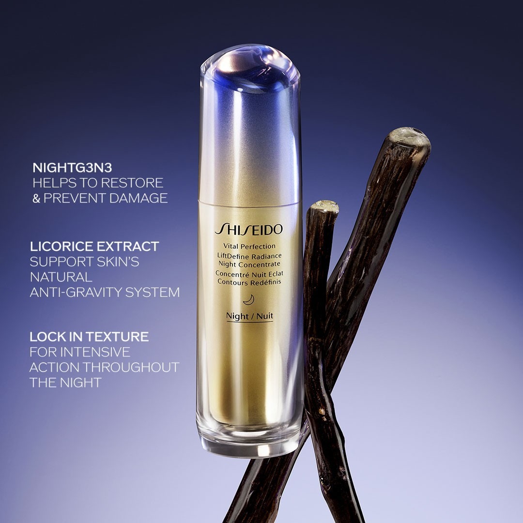 Shiseido Vital Perfection LiftDefine Radiance Night Concentrate - Afbeelding 4