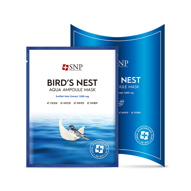 SNP Ocean Bird's Nest Aqua Ampoule Mask